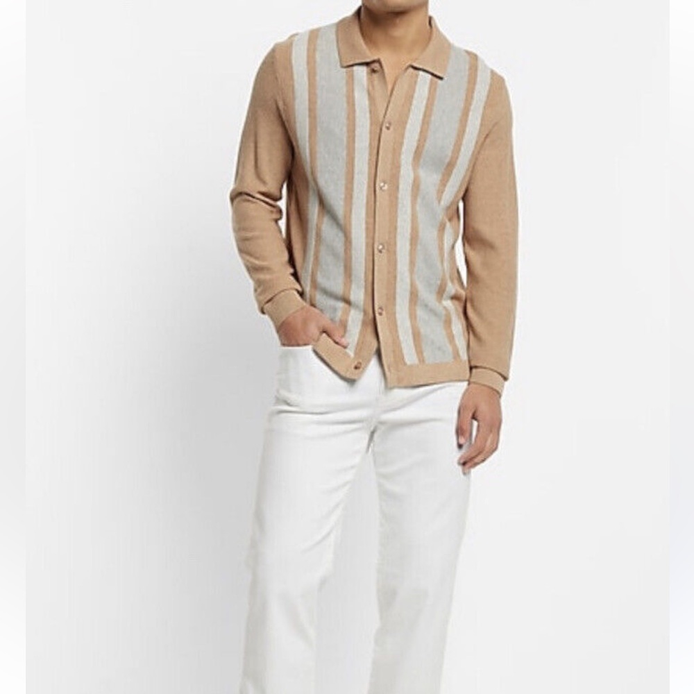 NWT Express Button Down Striped Sweater
